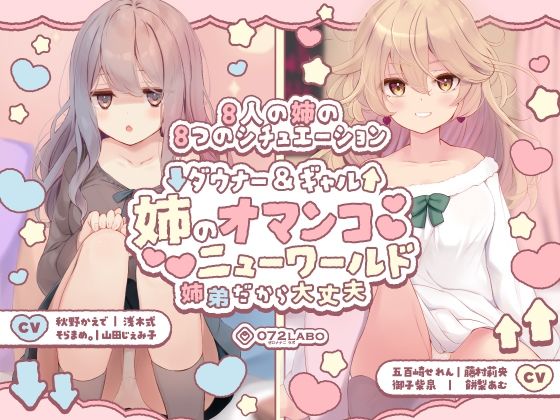 ｜【豪華8名】ダウナー＆ギャル「姉のオマンコ ニューワールド」〜姉弟だから大丈夫〜❤072LABO