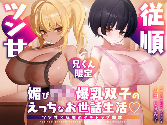 ｜【兄くん限定】媚び〇キ爆乳双子のえっちなお世話生活（はーと） ツン甘×従順のイチャラブ調教【KU100】❤デュオナほ！