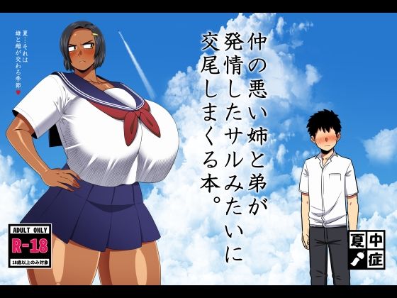｜仲の悪い姉と弟が発情したサルみたいに交尾しまくる本。❤夏中症
