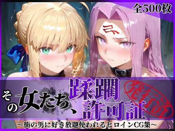 ｜その女たち、蹂躙許可証発行済み -街の男たちに好き放題使われるヒロインCG集- セ●バー＆ラ●ダー編❤陥落工房