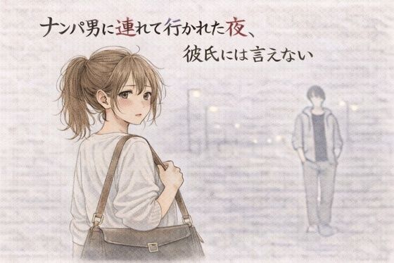 ｜ナンパ男に連れて行かれた夜、彼氏には言えない ―断れなかった―❤夜の灯る部屋