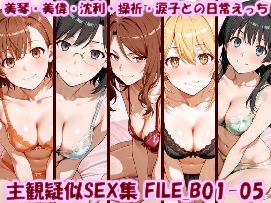 ｜主観疑似SEX集 FILE_B01-05 美琴・美偉・沈利・操祈・涙子との日常えっち❤美乳淫