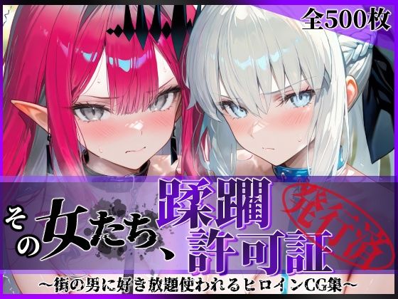 ｜その女たち、蹂躙許可証発行済み -街の男たちに好き放題使われるヒロインCG集- モル●ン＆バー●ァン・シー編❤陥落工房